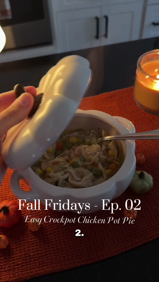 Chicken pot pie for the Fall Fridays series