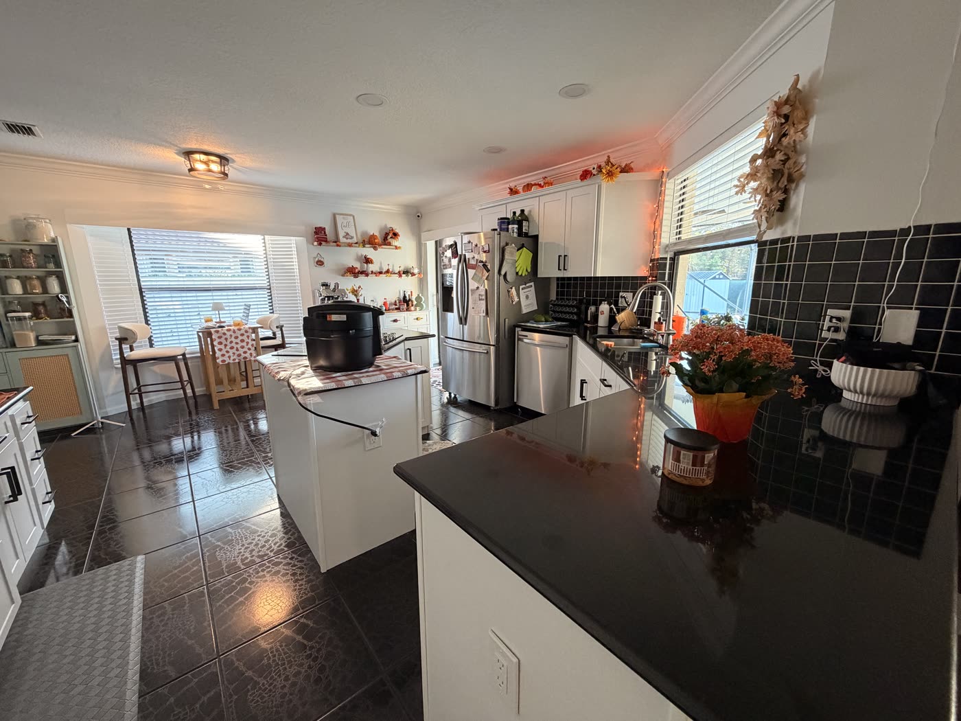 Warm, lived-in kitchen available for brand content